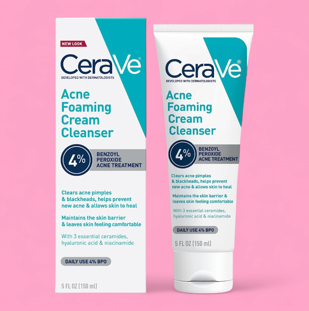 CeraVe Acne Foaming Cream Cleanser